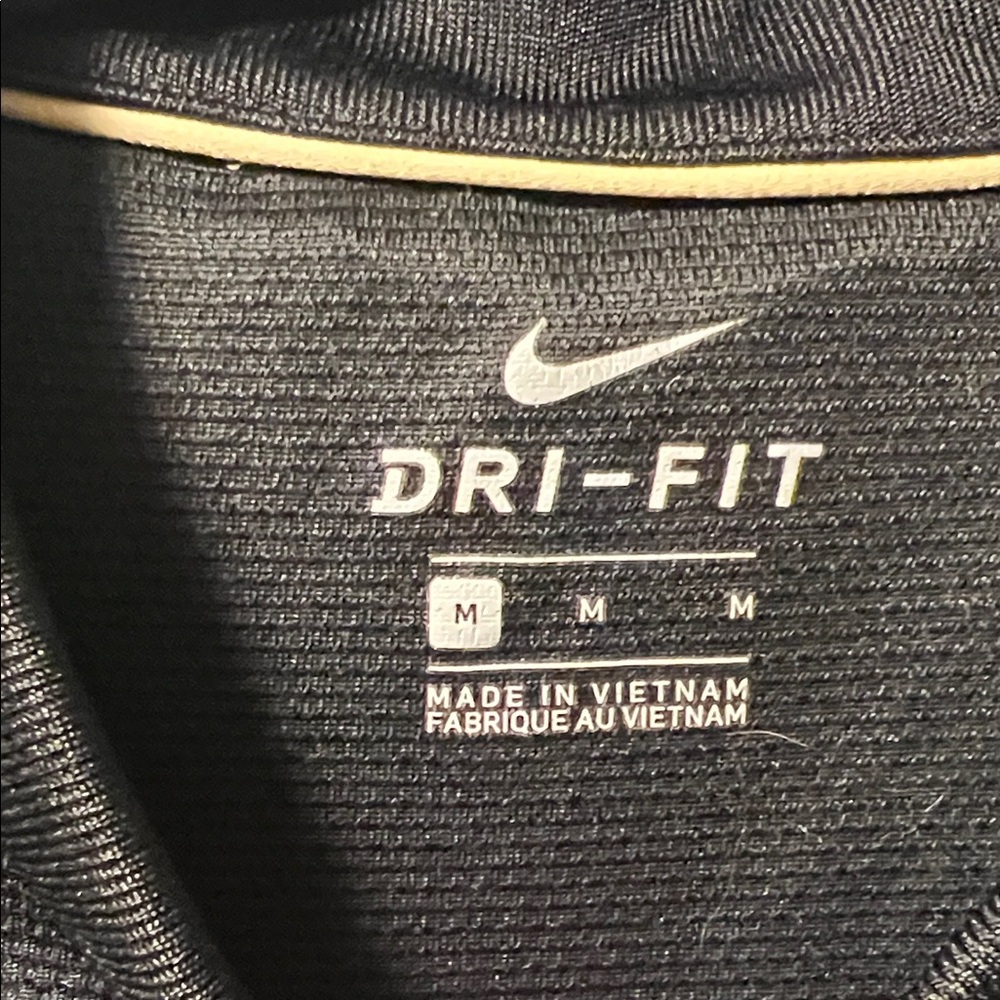 Nike Men’s Army West Point Black Knights Black Dri-Fit Tout Golf Polo Size M EUC - Picture 4 of 10